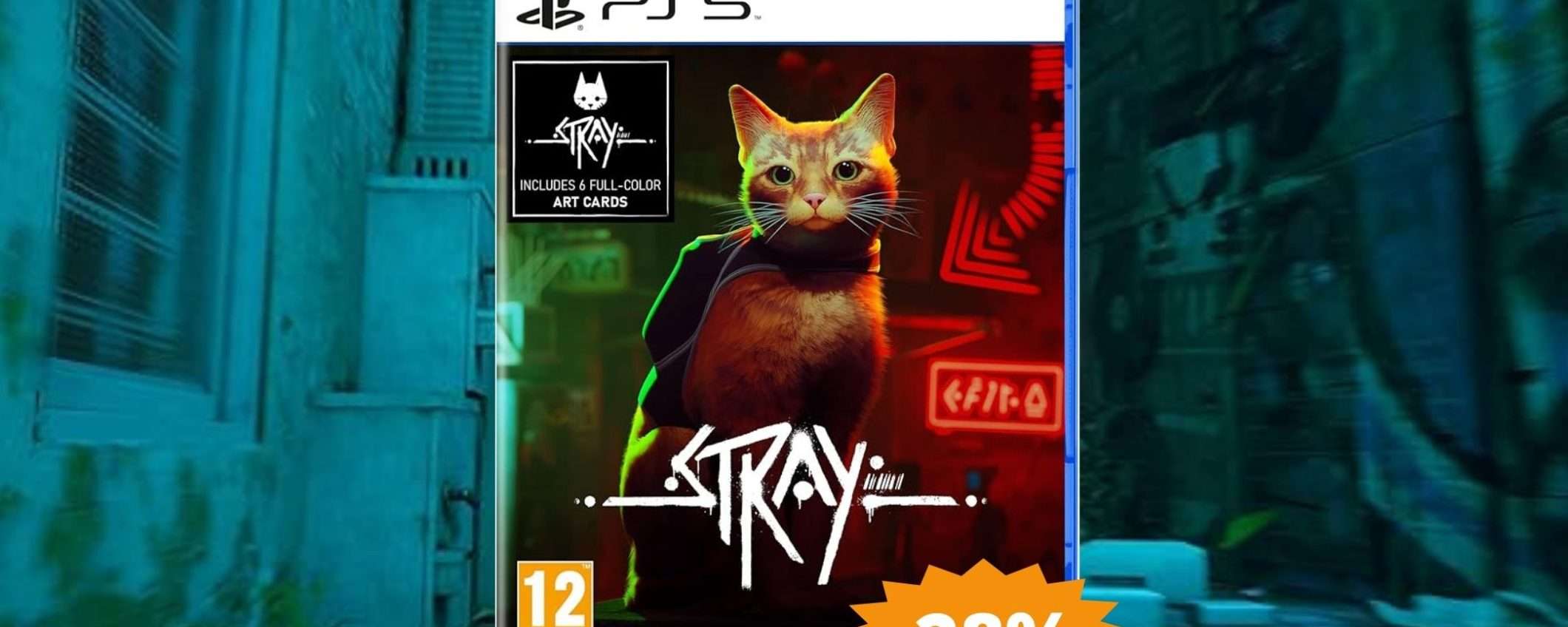 STRAY per PS5: un'avventura che ti conquisterà (-28%)