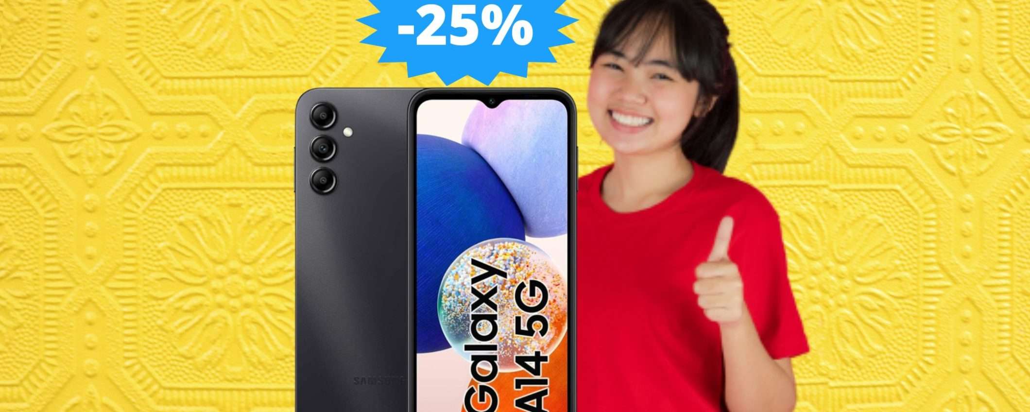 Samsung Galaxy A14: SUPER sconto del 25% su Amazon