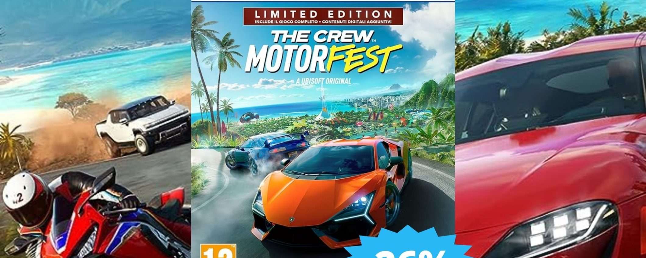 The Crew Motorfest PS5: sconto ESCLUSIVO per il Black Friday (-26%)