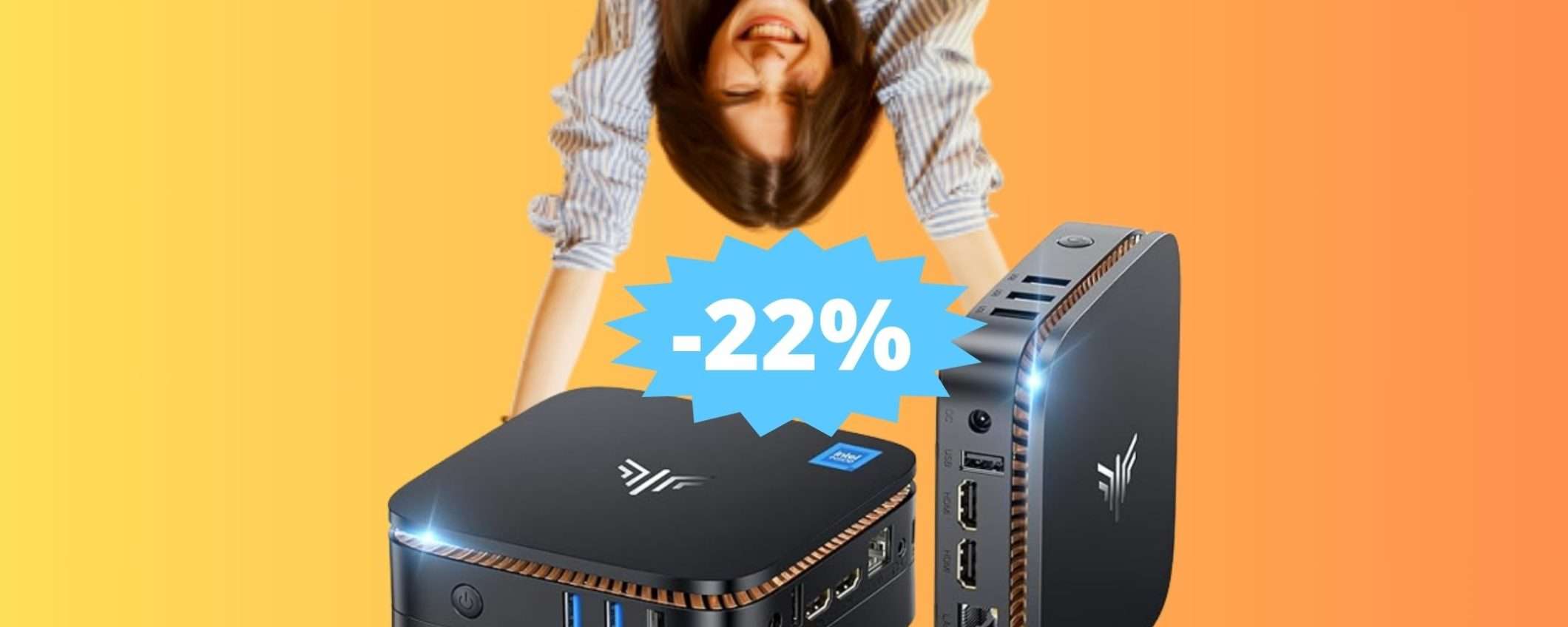 Mini PC NiPoGi: l'OCCASIONE del Black Friday (-22%)