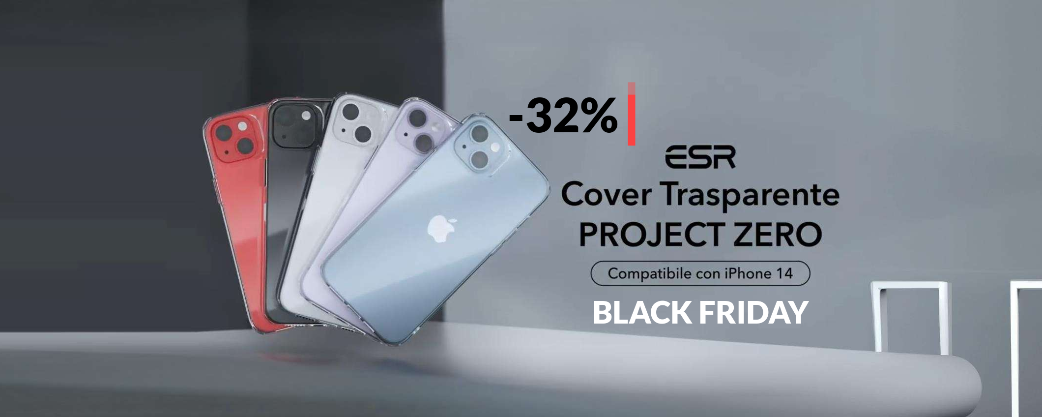 iPhone 14 sarà sempre al sicuro con questa cover trasparente (6€)