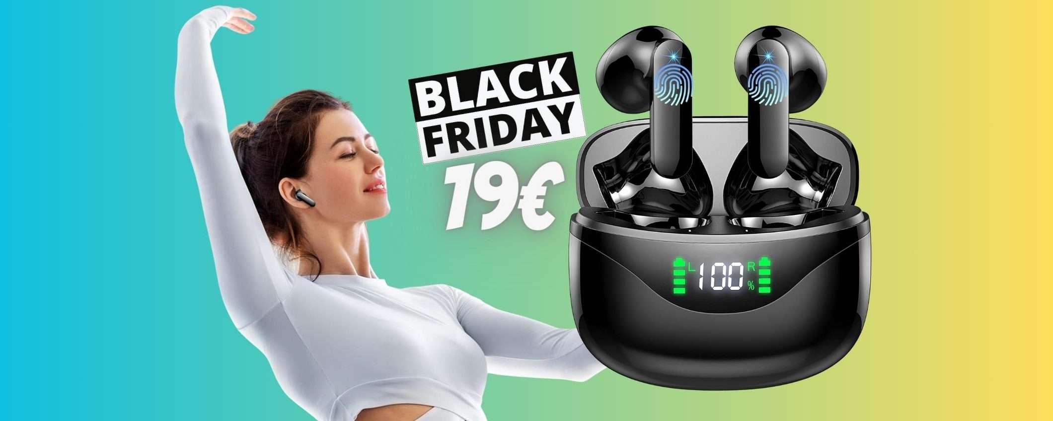 Cuffiette Bluetooth SPETTACOLARI a POCHISSIMO, 19€ circa