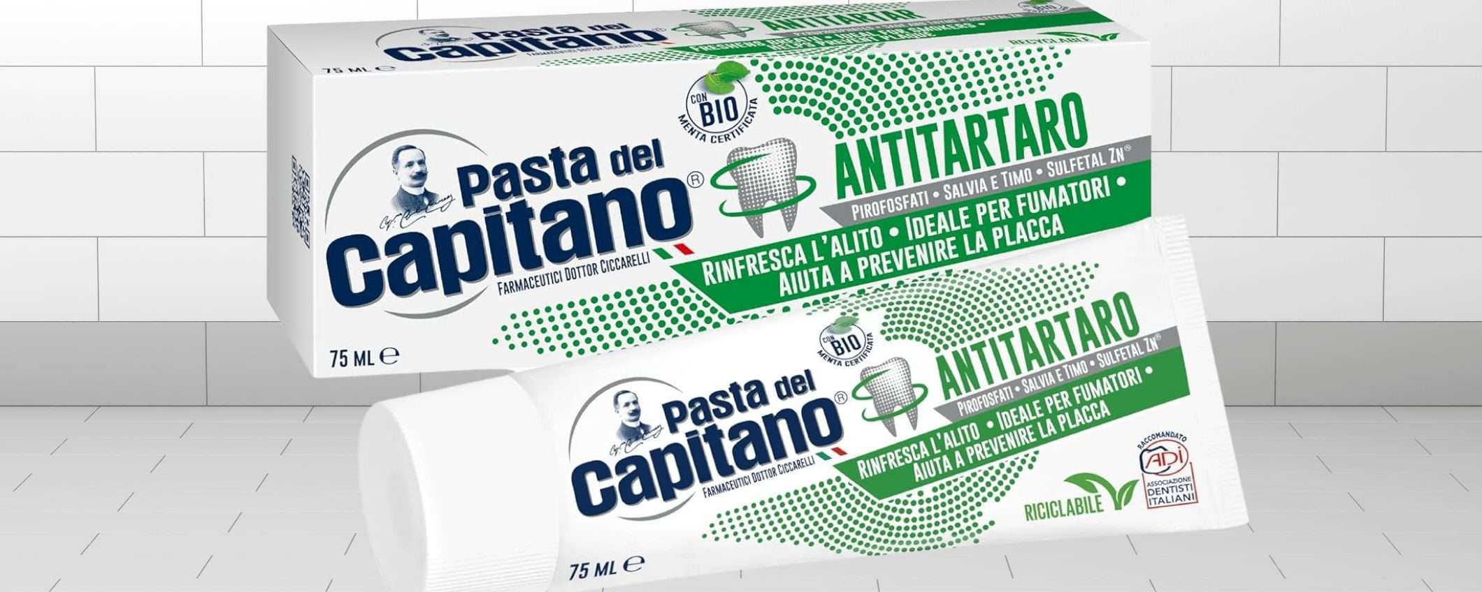 Dentifricio Pasta del Capitano a 0,56€ su Amazon: quasi GRATIS, va a ruba