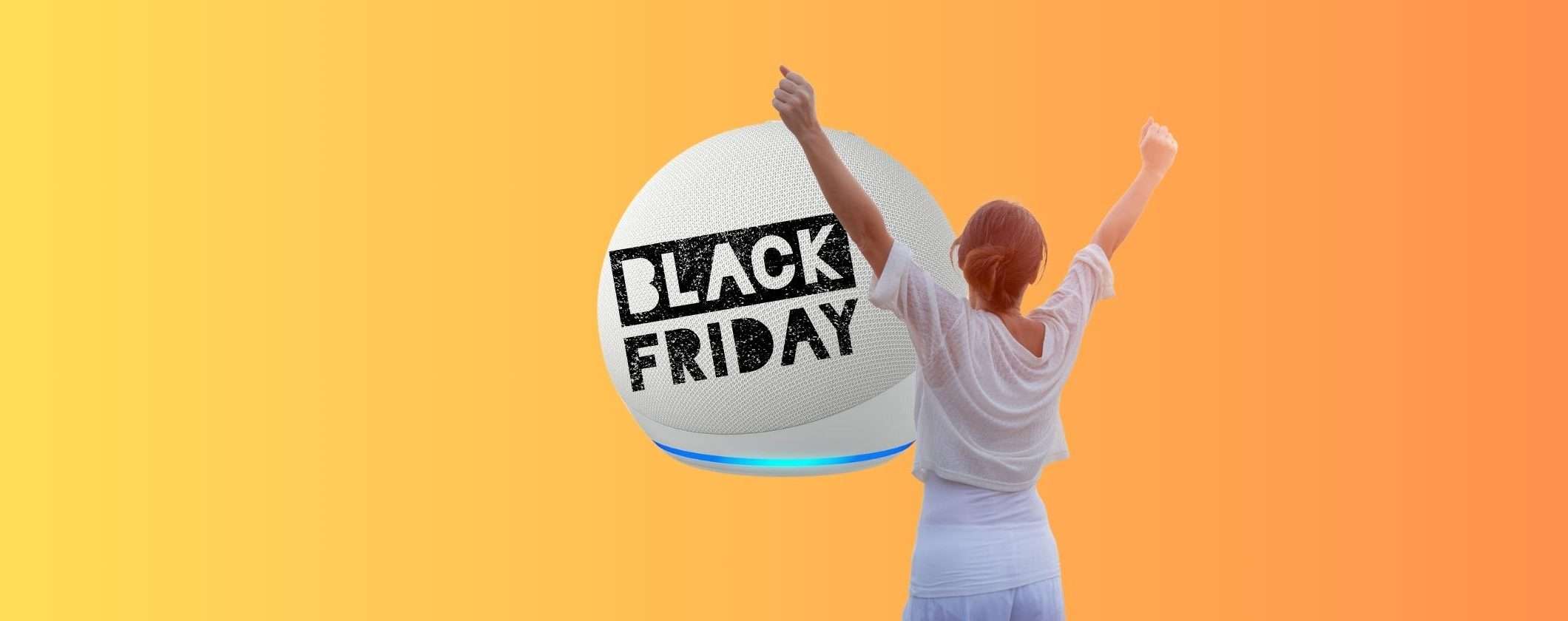 Echo Dot 5: solo 21€ per l'ultimo giorno di Black Friday