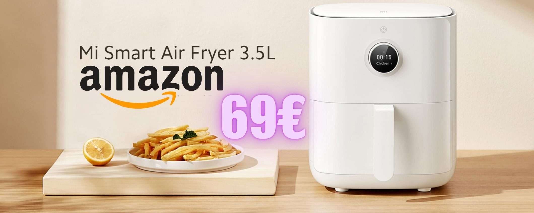 Friggitrice ad aria Xiaomi da 3,5 litri in SUPER OFFERTA a 69€