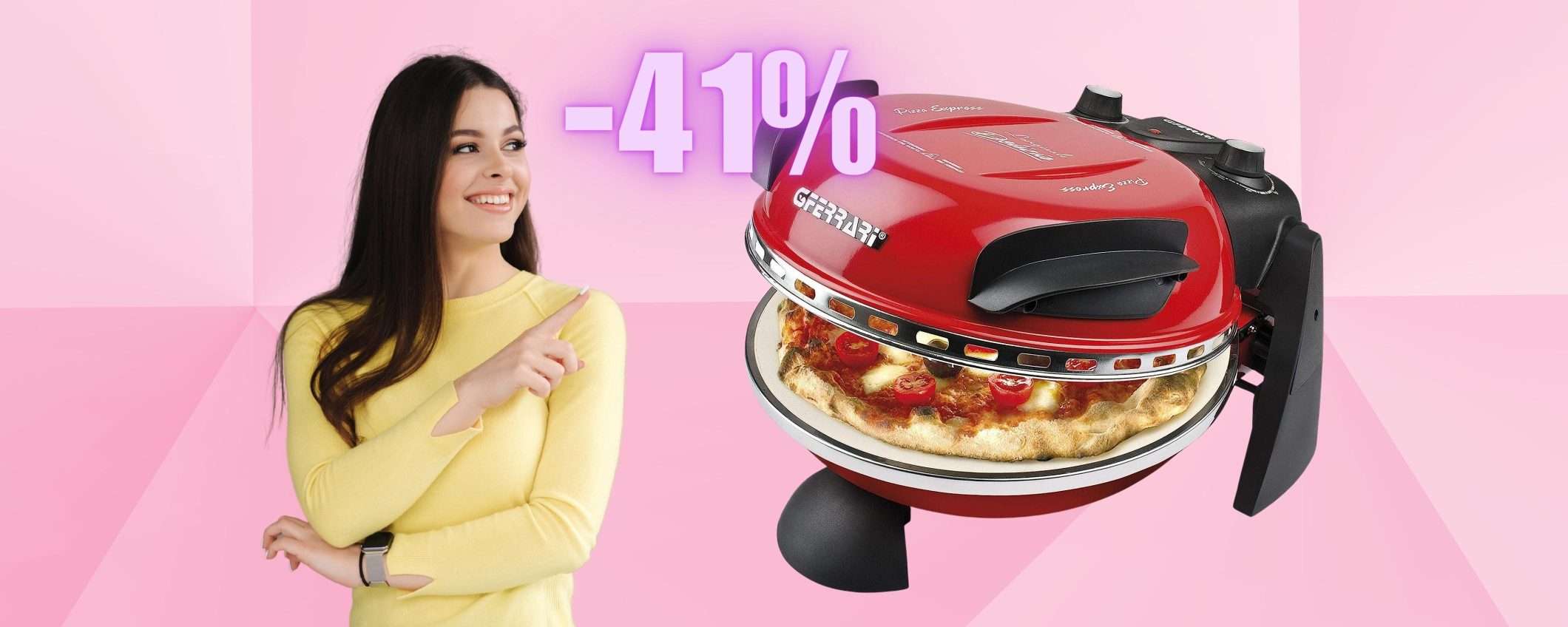 G3 Ferrari: con questo fornetto fai la pizza in 5 MINUTI (-41%)