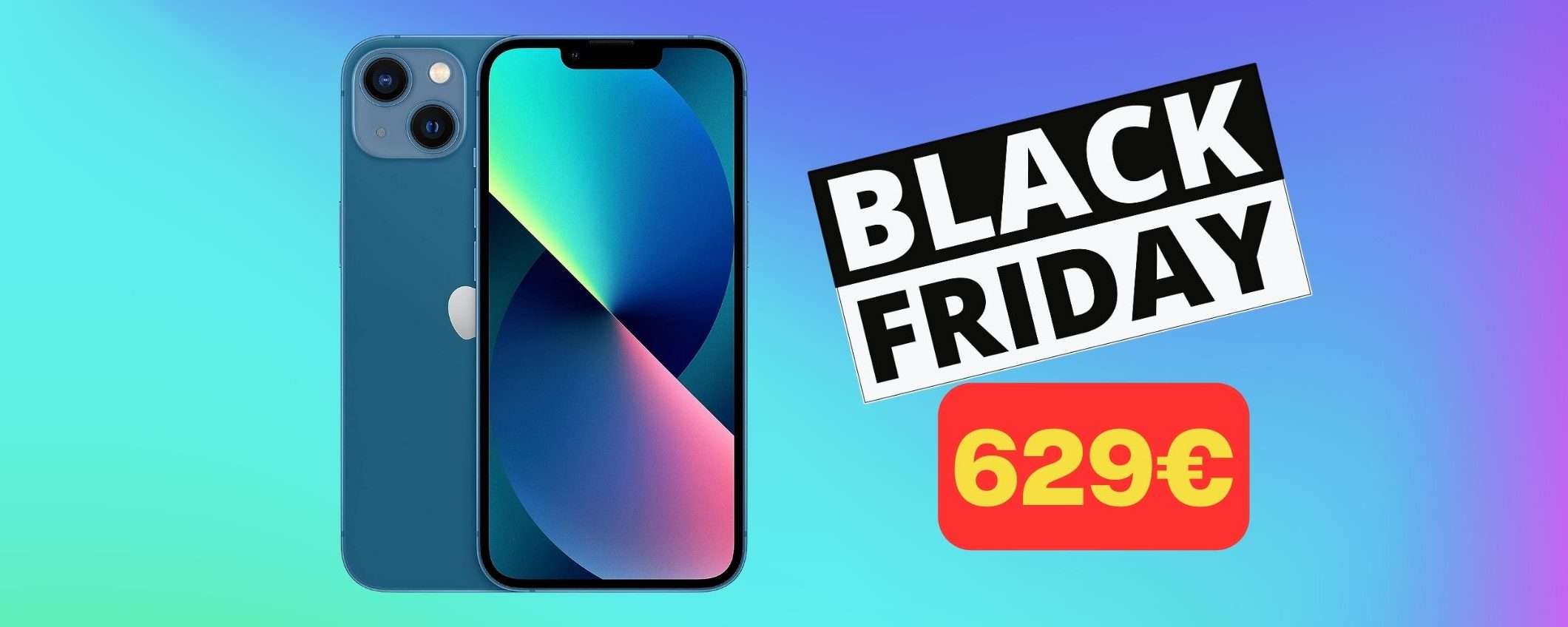 iPhone 13 in BOMBA BLACK FRIDAY su Amazon: è il minimo storico assoluto