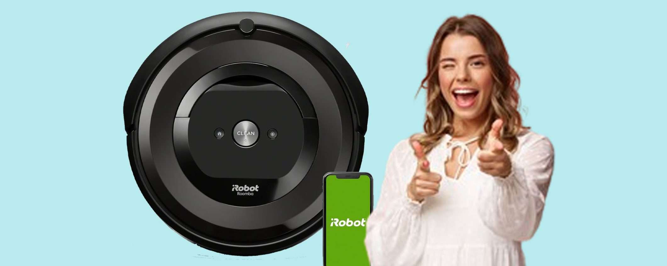 iRobot Roomba e6192 scontato del 31% al prezzo IMPERDIBILE