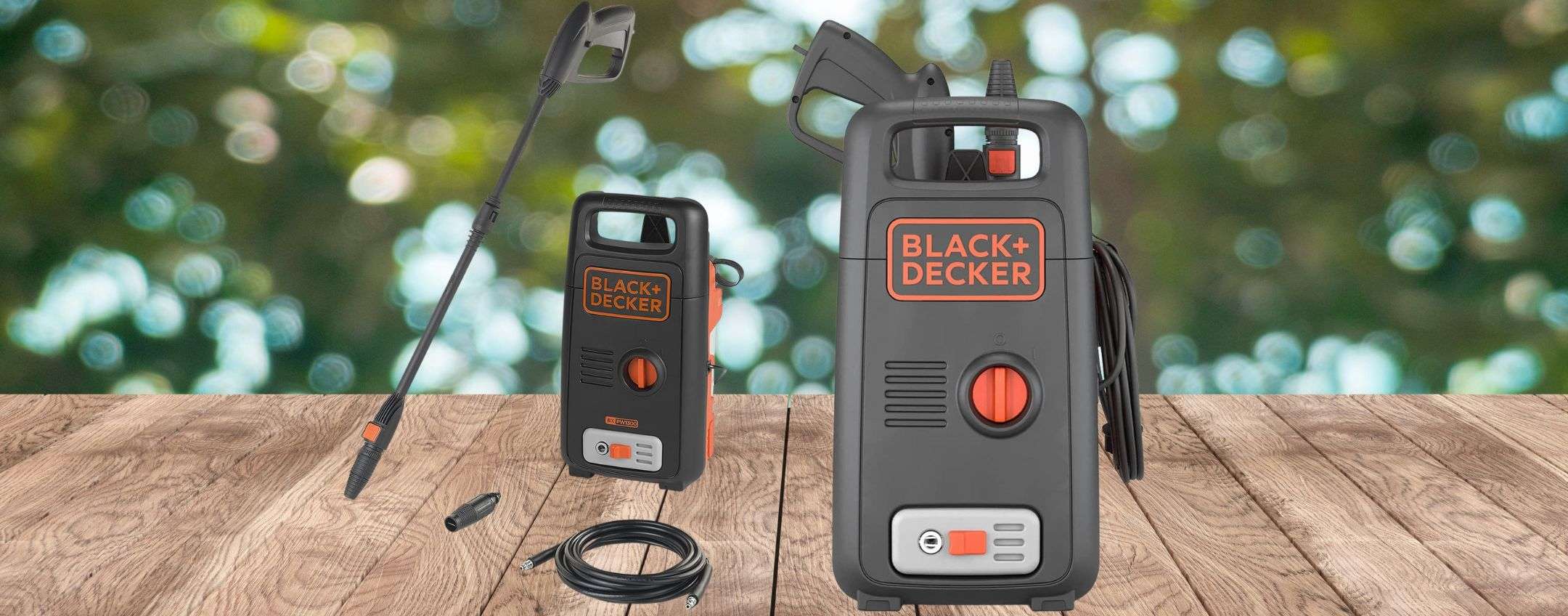 Potentissima idropulitrice 100 bar a 49,99€: FOLLIA Black+Decker