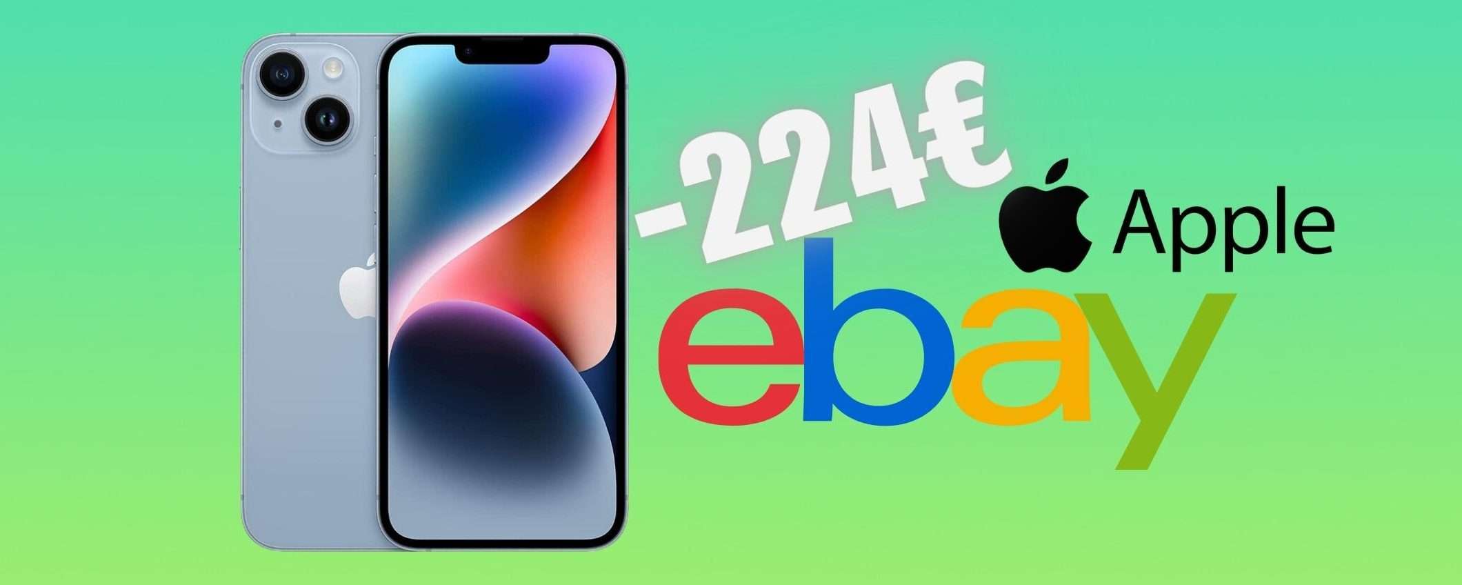 iPhone 14 da 128GB su eBay a PREZZO STRACCIATO (-224€)