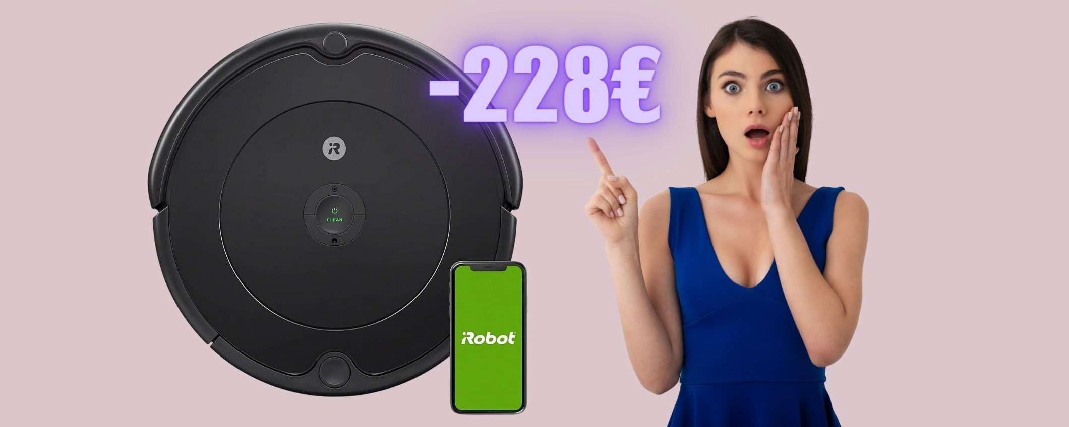 iRobot Roomba 692 ricondizionato con garanzia 1 anno a 228€ in MENO