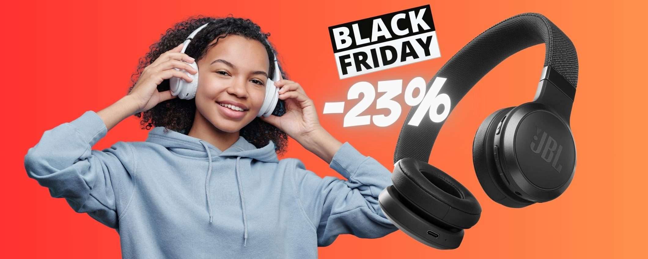 JBL LIVE 460NC: 20€ al mese senza interessi, ultimi colpi Black Friday