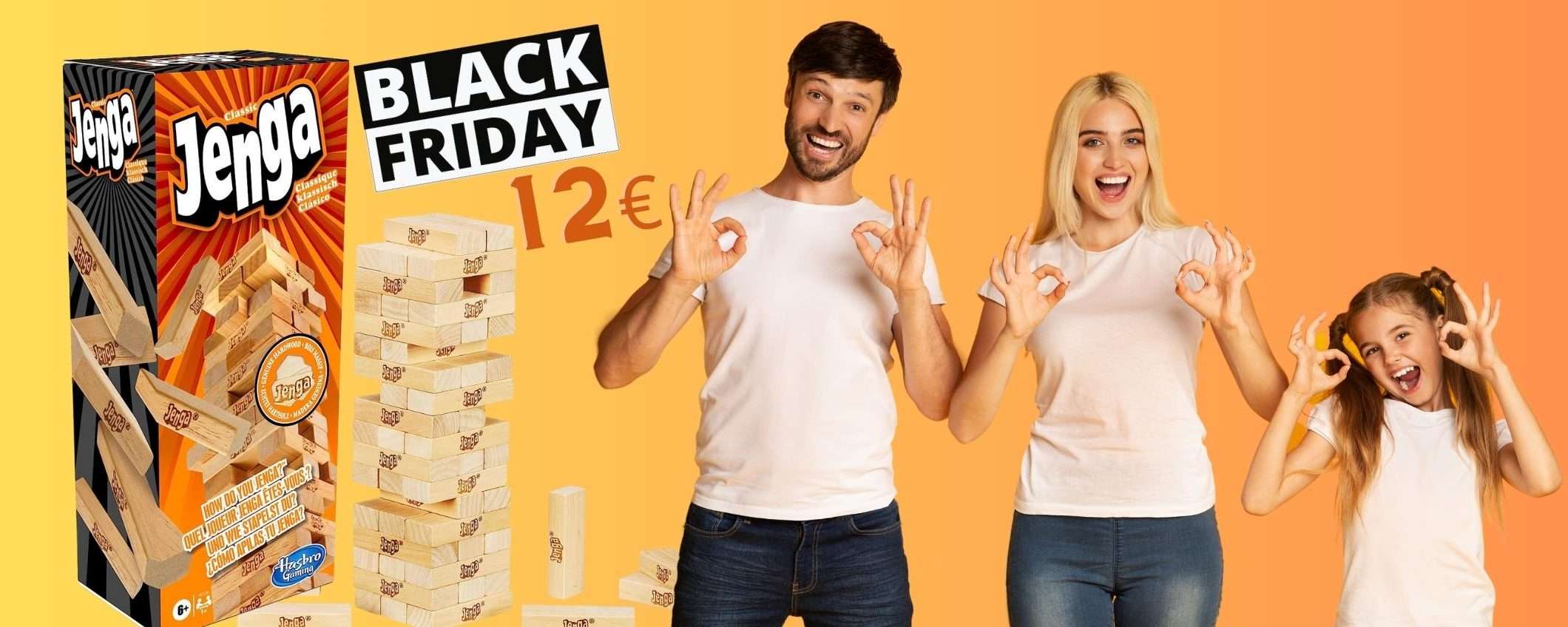 Jenga: il gioco della torre da fare con tutti a 12€ con il Black Friday