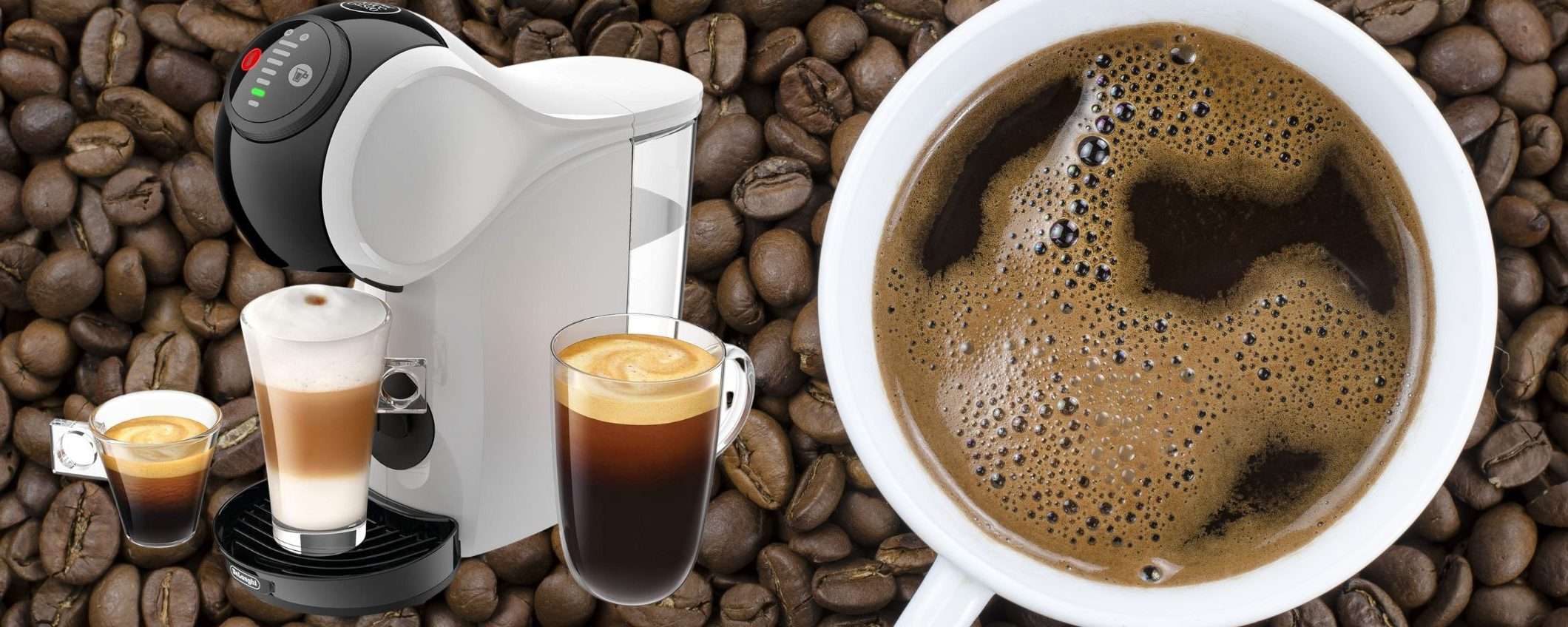 Nescaffè Dolce Gusto a 59€ con 40€ di caffè GRATIS: occasione BOMBA su Amazon