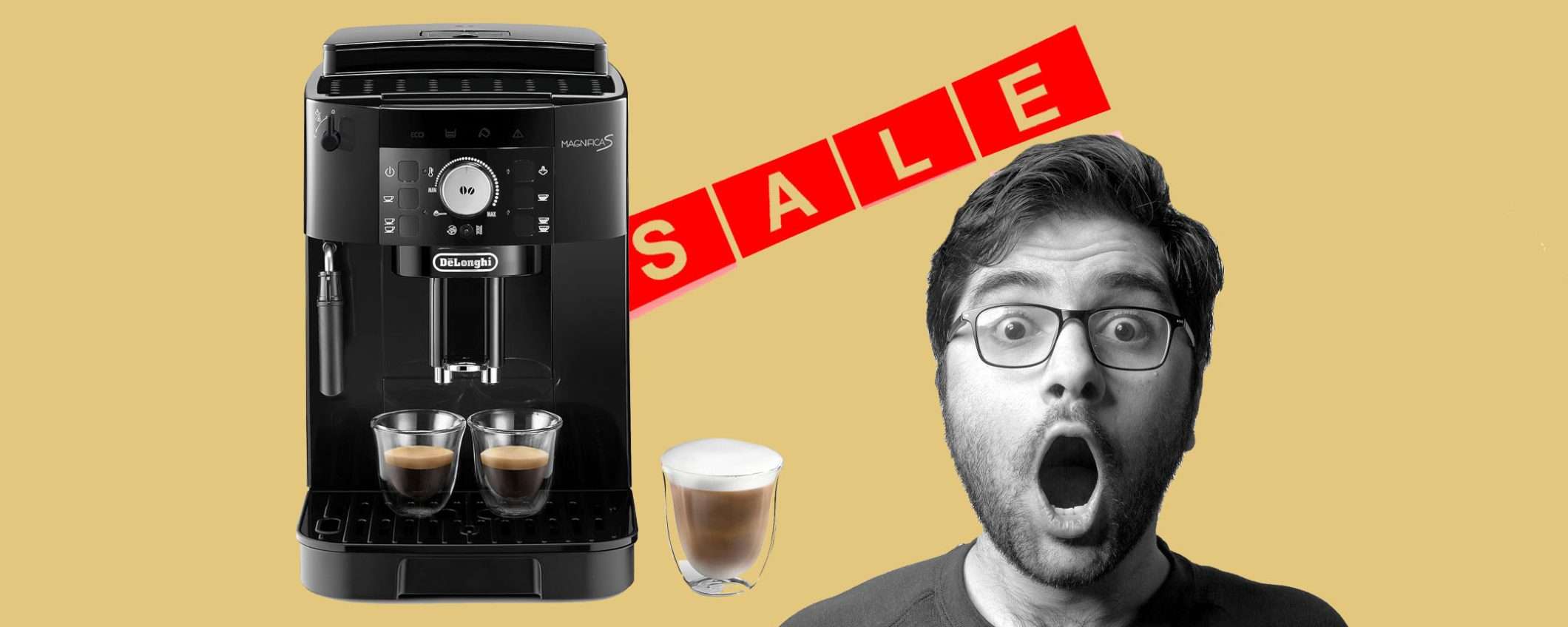 Macchina per caffè in grani/polvere De'Longhi: offerta TOP Black Friday