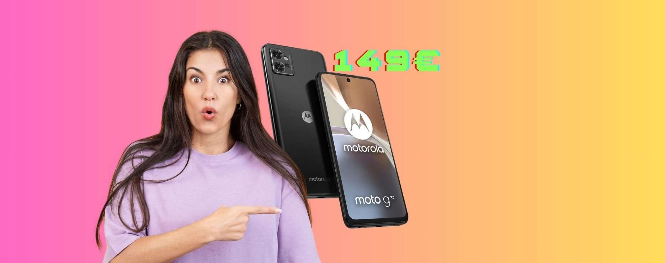 Motorola moto g32: solo 149€ su Unieuro e l'AFFARE è fatto