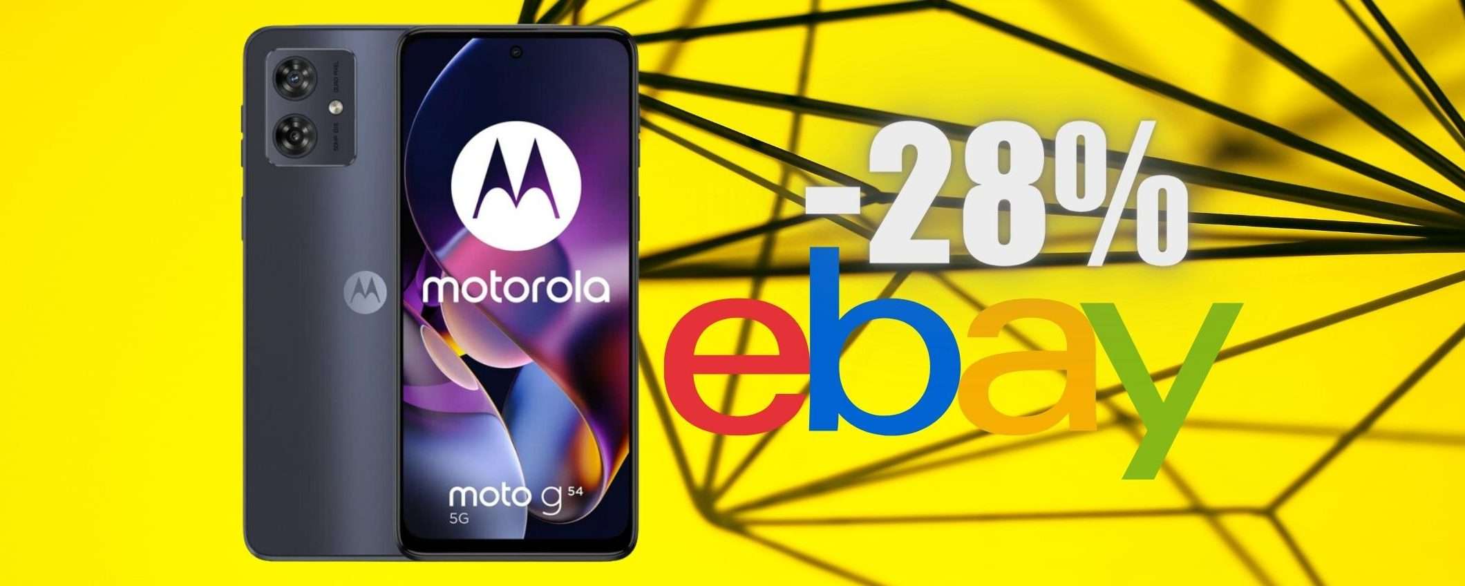 Motorola Moto G54 5G a PREZZO OUTLET su eBay (-28%)