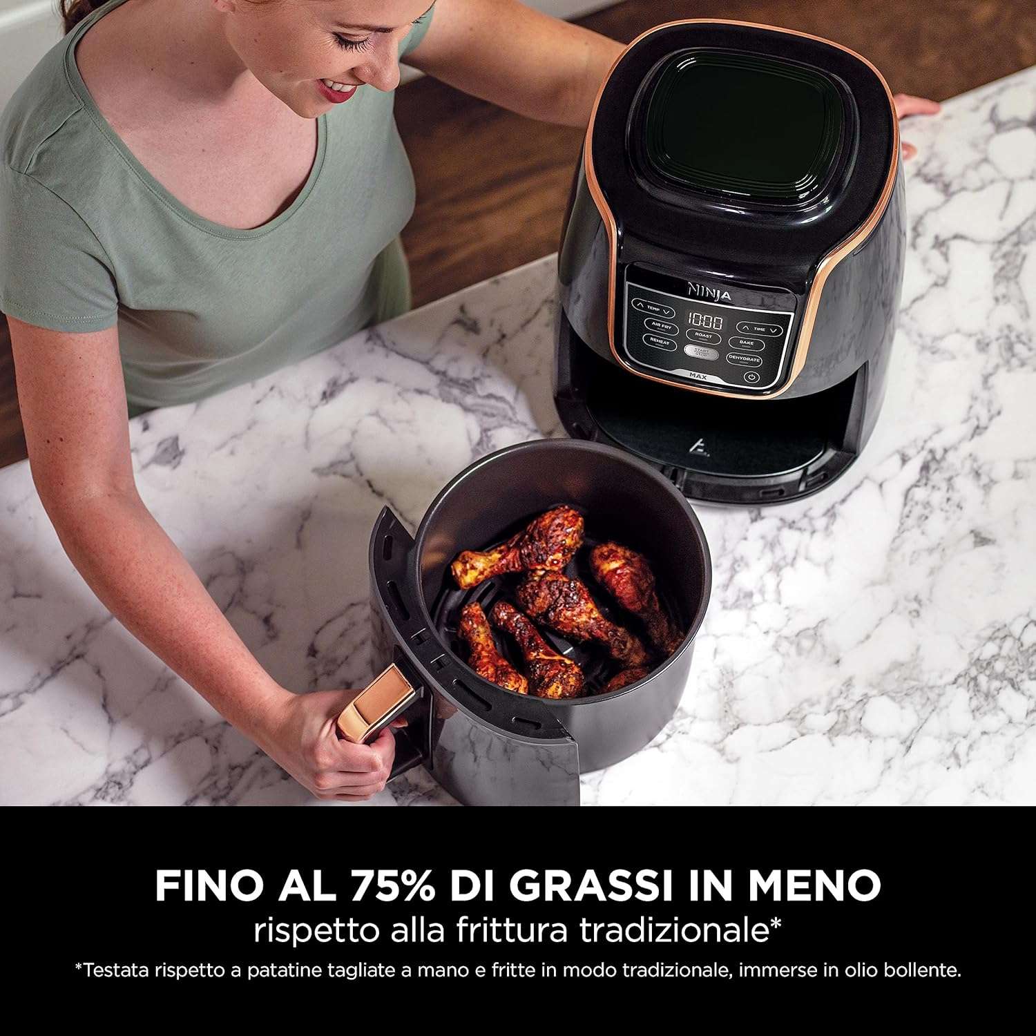 offerta-lampo-friggitrice-ad-aria-ninja-ora-44-outlet-senza-grassi