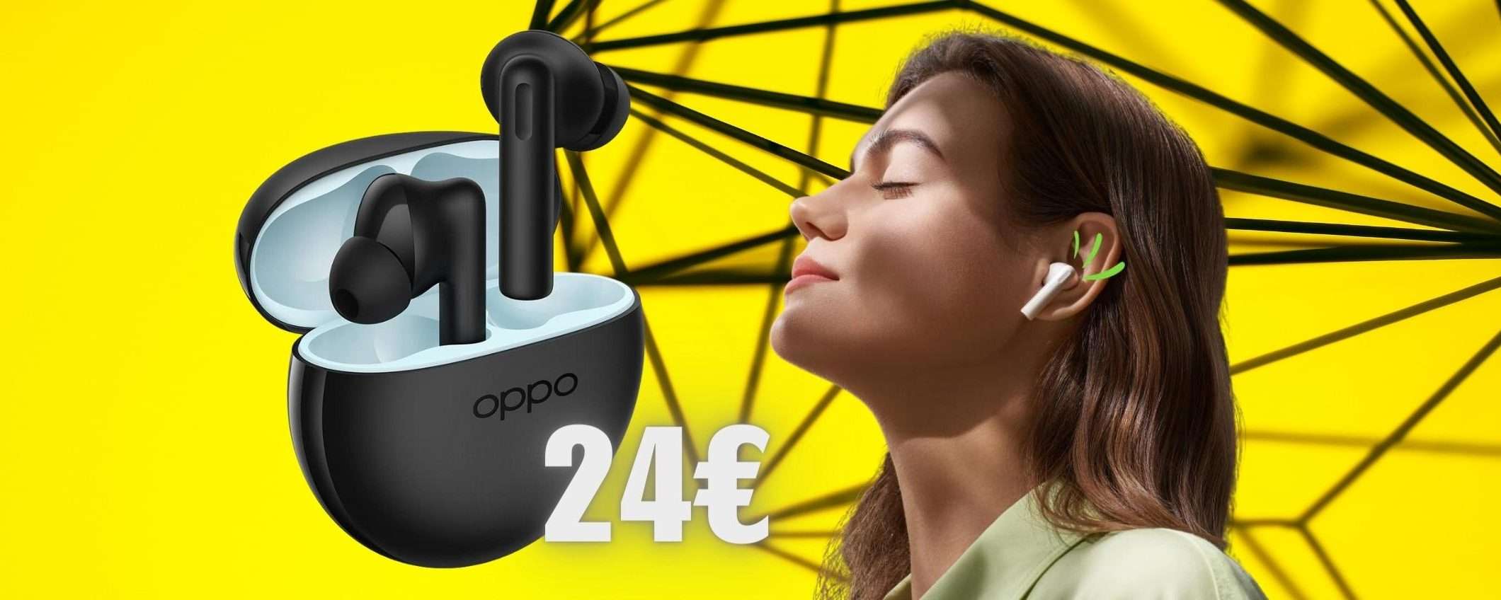 OPPO Enco Buds2 a METÀ PREZZO su Amazon, che AFFARE