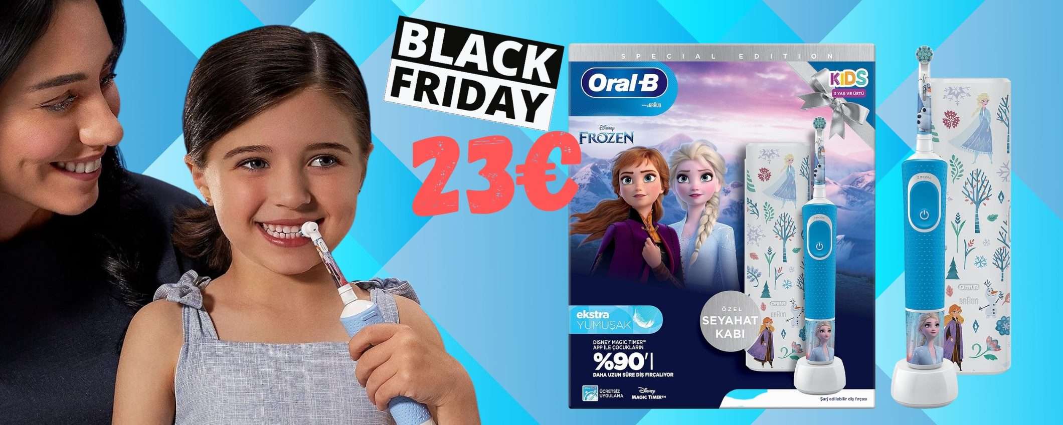 Oral-B di Frozen: lo spazzolino elettrico PIÙ AMATO dai bambini