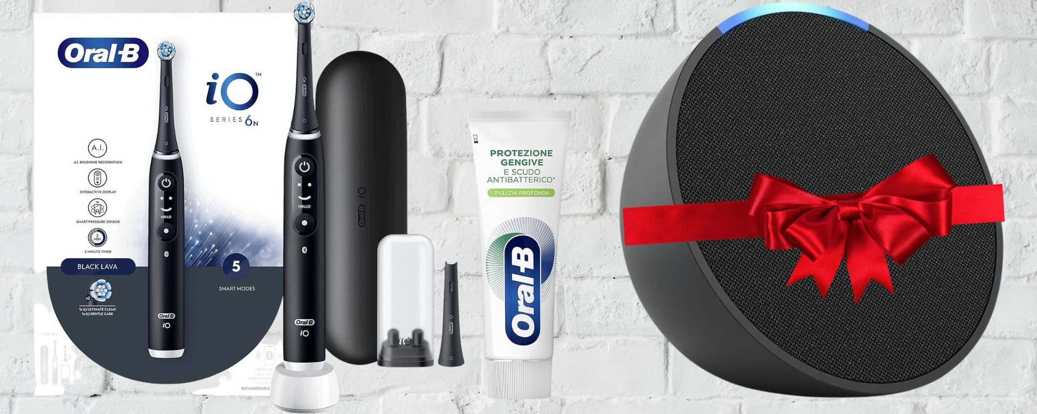 Oral-B iO6: spazzolino PREMIUM scontatissimo con un OMAGGIO inaspettato