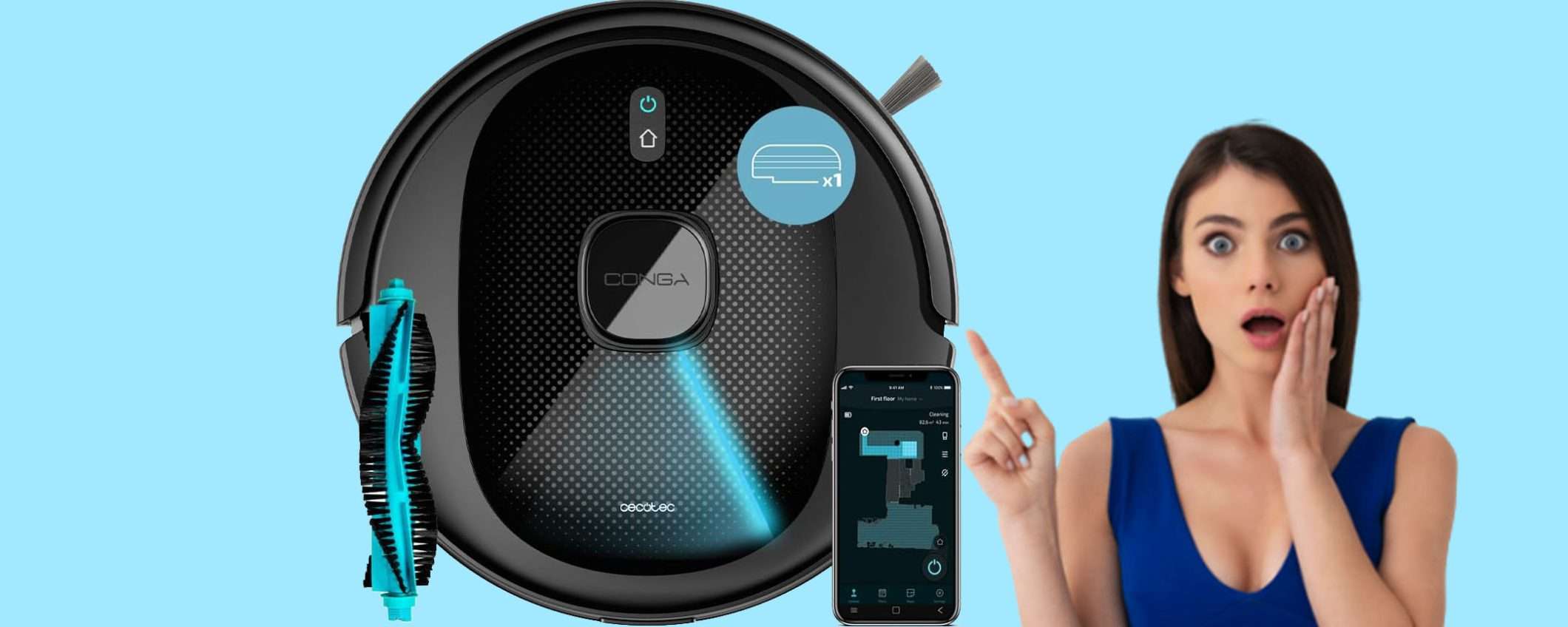 Robot aspira e lava potentissimo in offerta: prezzo BOMBA