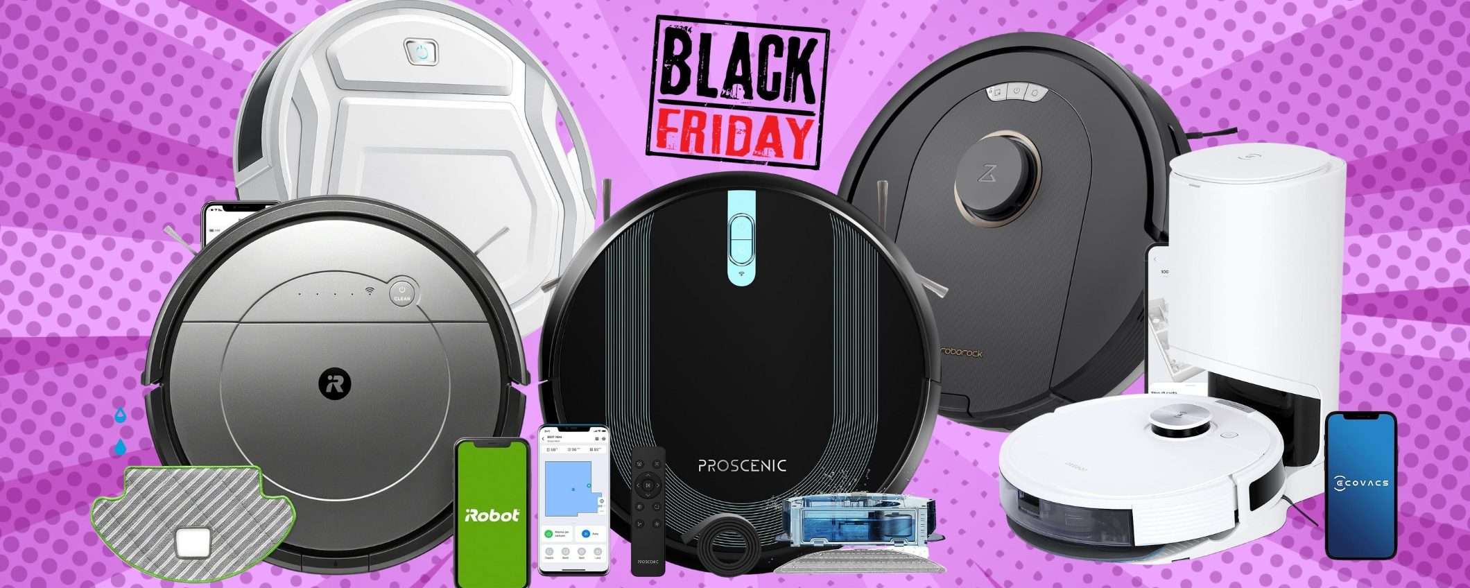 Robot aspirapolvere: le offerte migliori al Black Friday Amazon