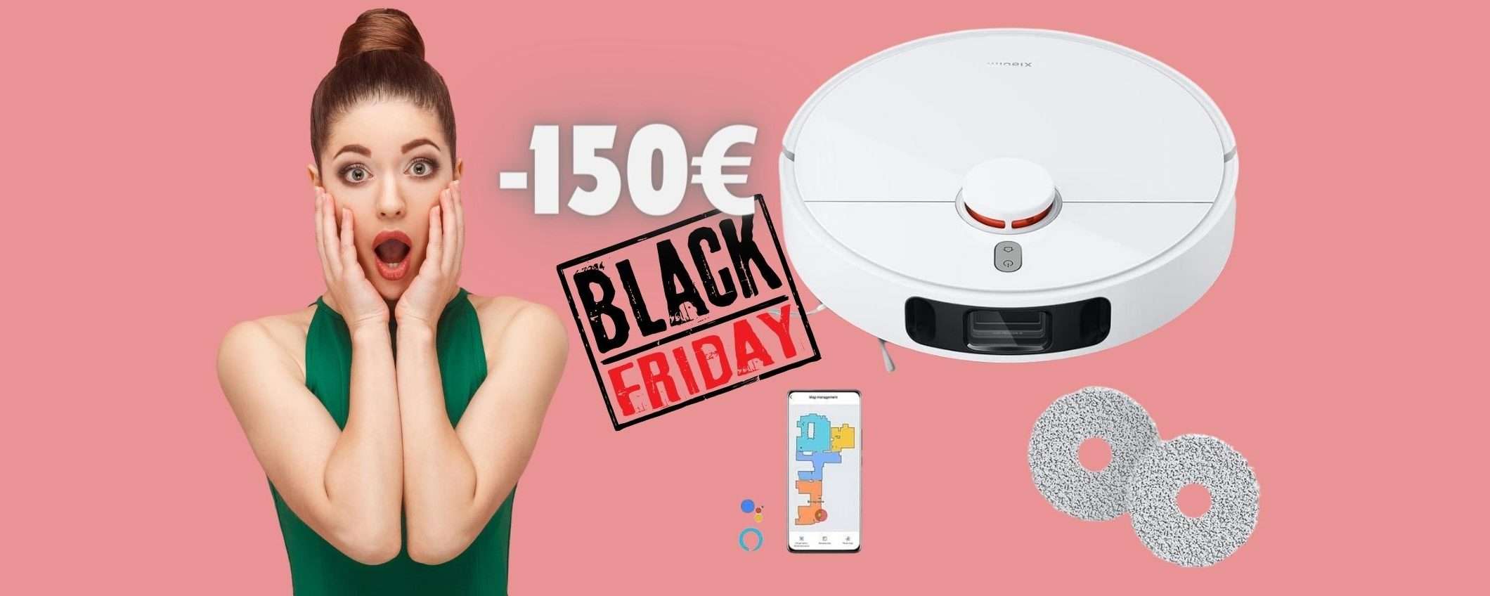 Robot Vacuum S10+ by Xiaomi: aspira e lava con sistema 3D (-150€)