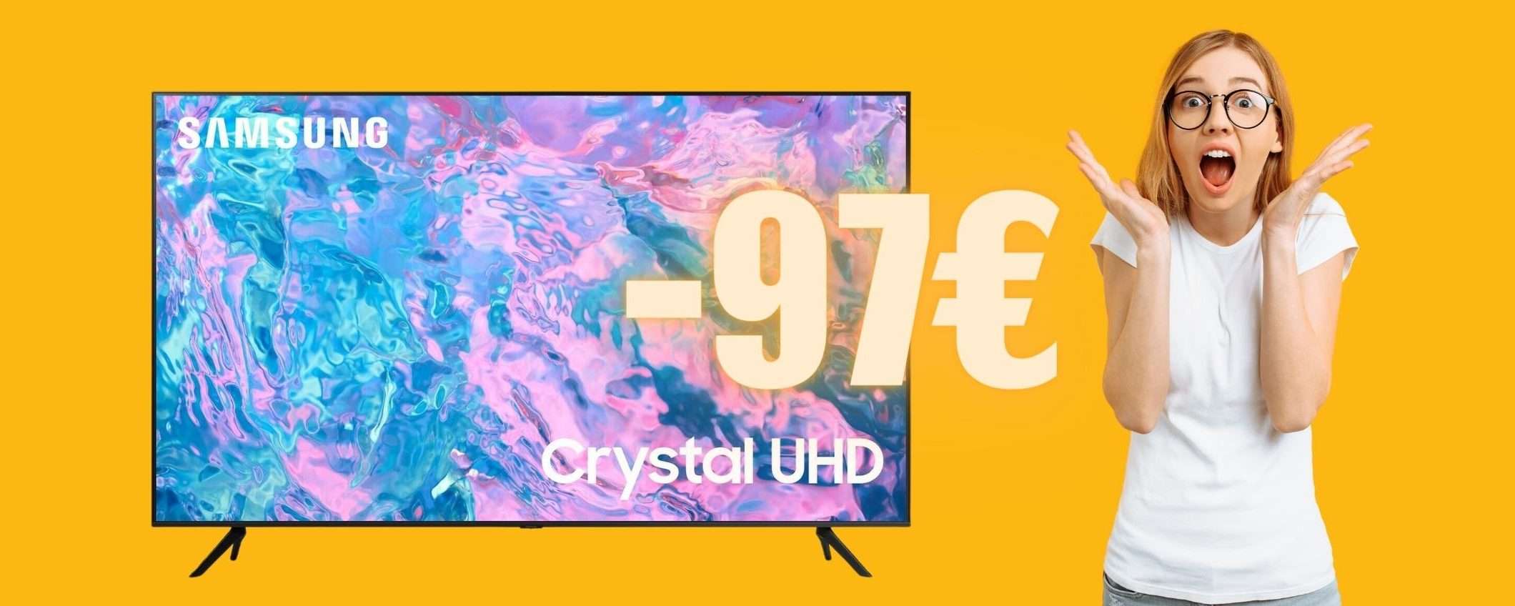 Samsung Crystal UHD 4K da 43 pollici a PREZZO SHOCK su eBay