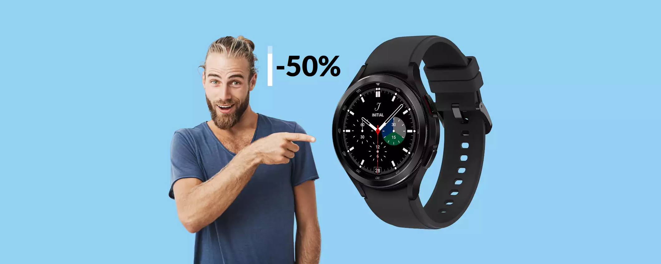 Samsung Galaxy Watch 4 Classic: oggi è tuo a METÀ PREZZO