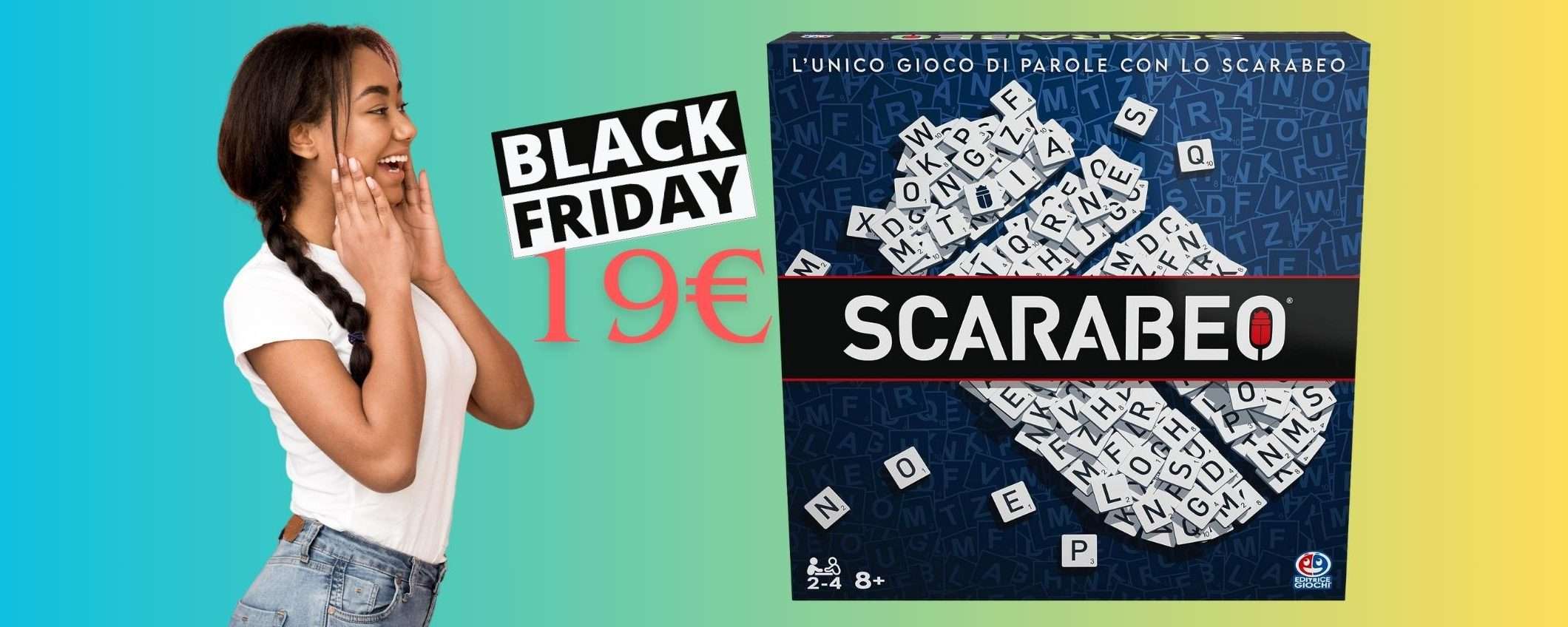 Scarabeo (2023): Black Friday REGALA il gioco delle parole a 19€