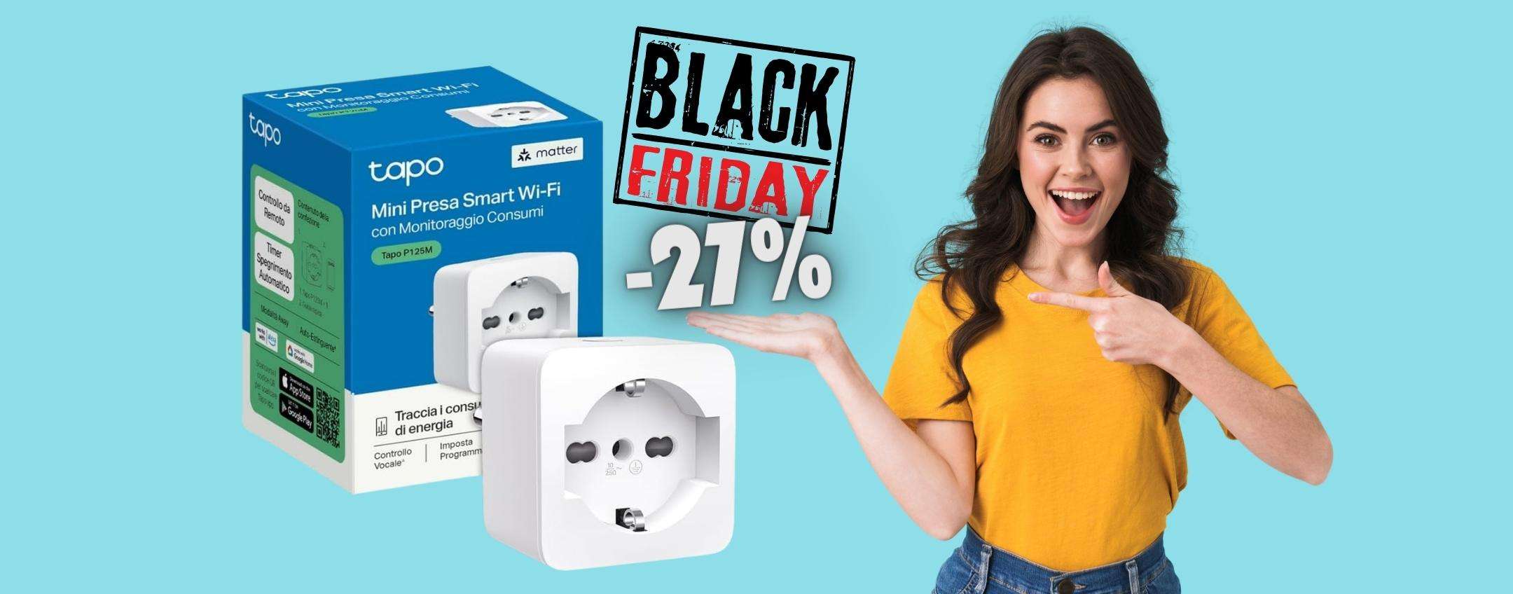 SOLO 10€ per la presa WiFi TP-Link, che Black Friday su !