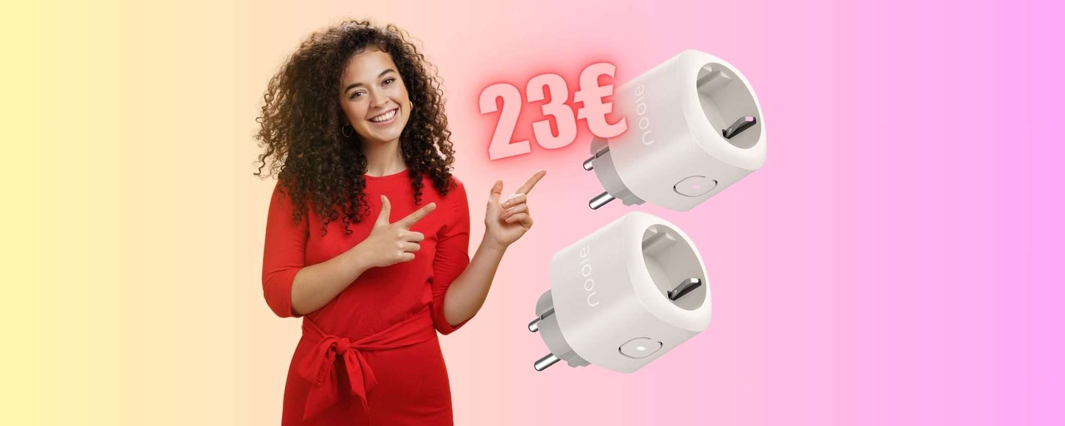 SOLO 23€ e acquisti 2 prese intelligenti con il COUPON di Amazon