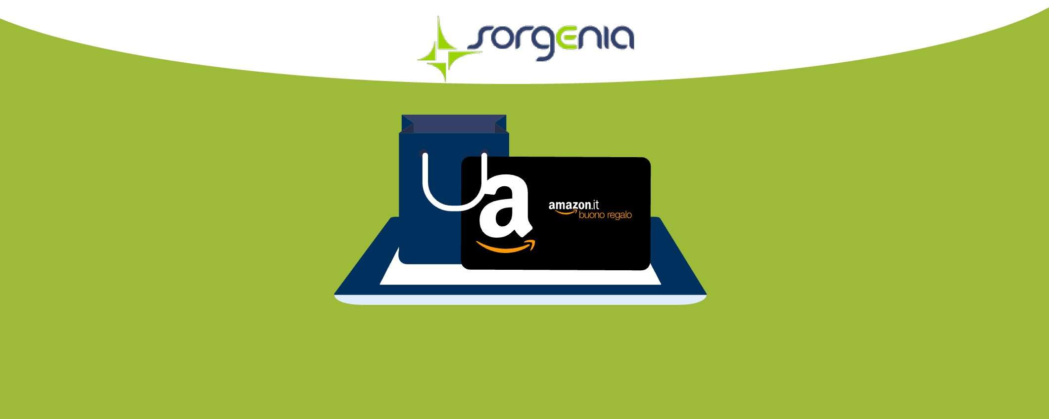 Sorgenia con Buono Regalo Amazon: ora per passare non hai più scuse!