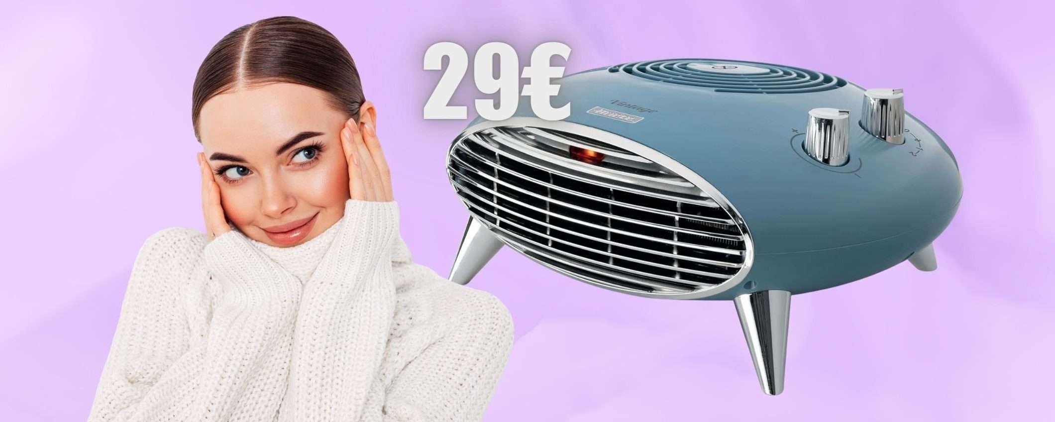 Stai bello caldo con la stufetta elettrica Ariete, su Amazon a 29€