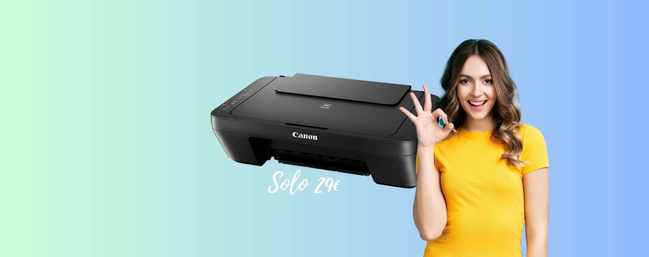 Stampante Multifunzione Canon a soli 29€: magico Black Friday