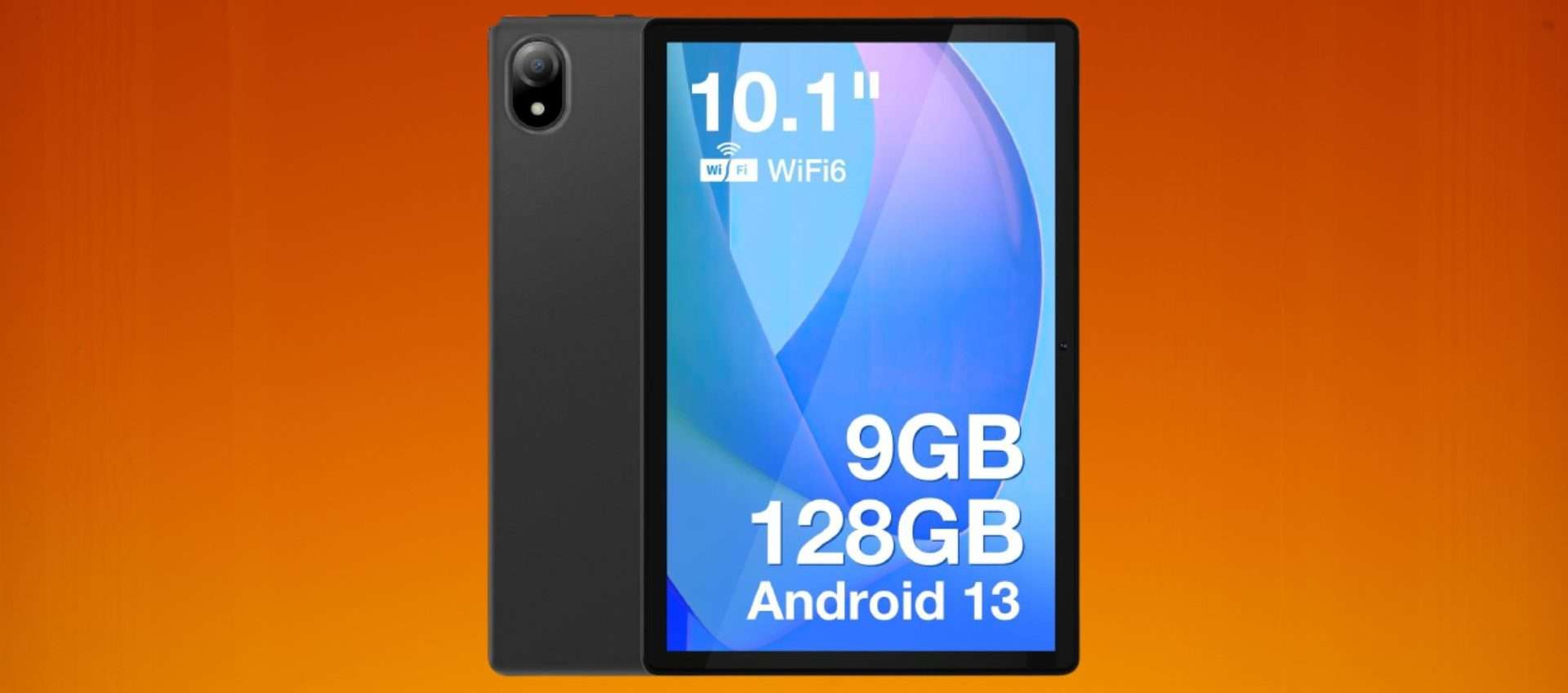 Tablet con Android 13 e 9GB di RAM a meno di 100€?! Sì con questa offerta di Amazon