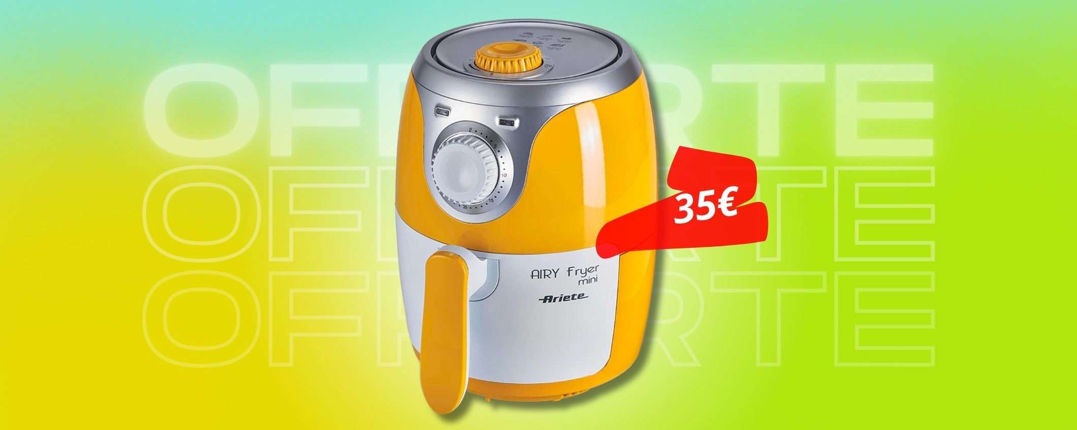 Friggitrice ad aria ARIETE piccola e conveniente, 35€ un AFFARE