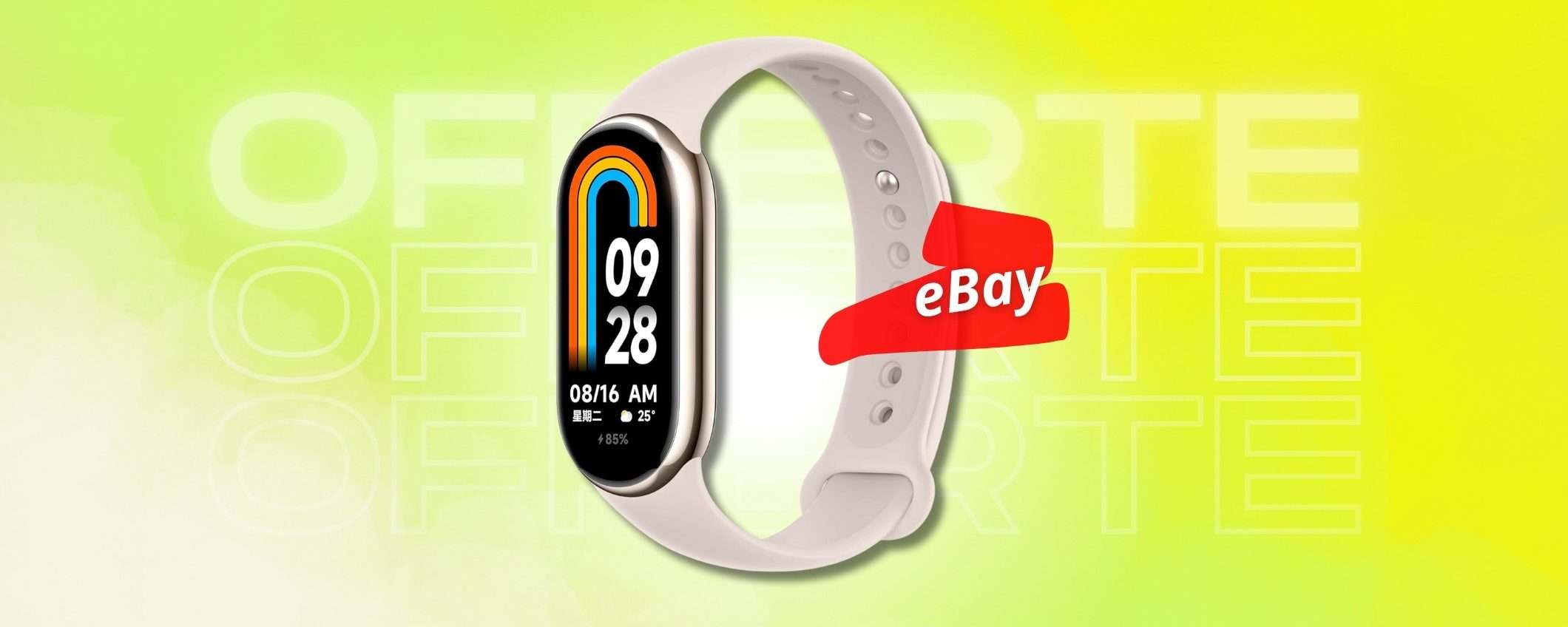 Xiaomi Mi Smart Band 8, codice segreto su eBay per pagarlo POCO