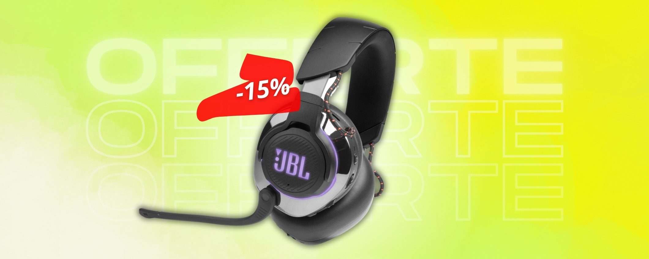 JBL Quantum 810, le cuffie GAMING professionali e multipiattaforma