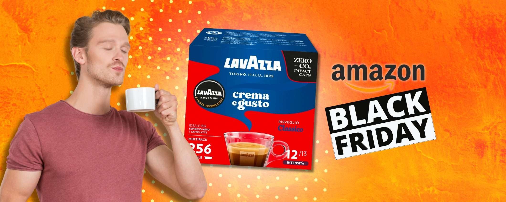 256 capsule Crema e Gusto, FUORITUTTO Lavazza per Black Friday