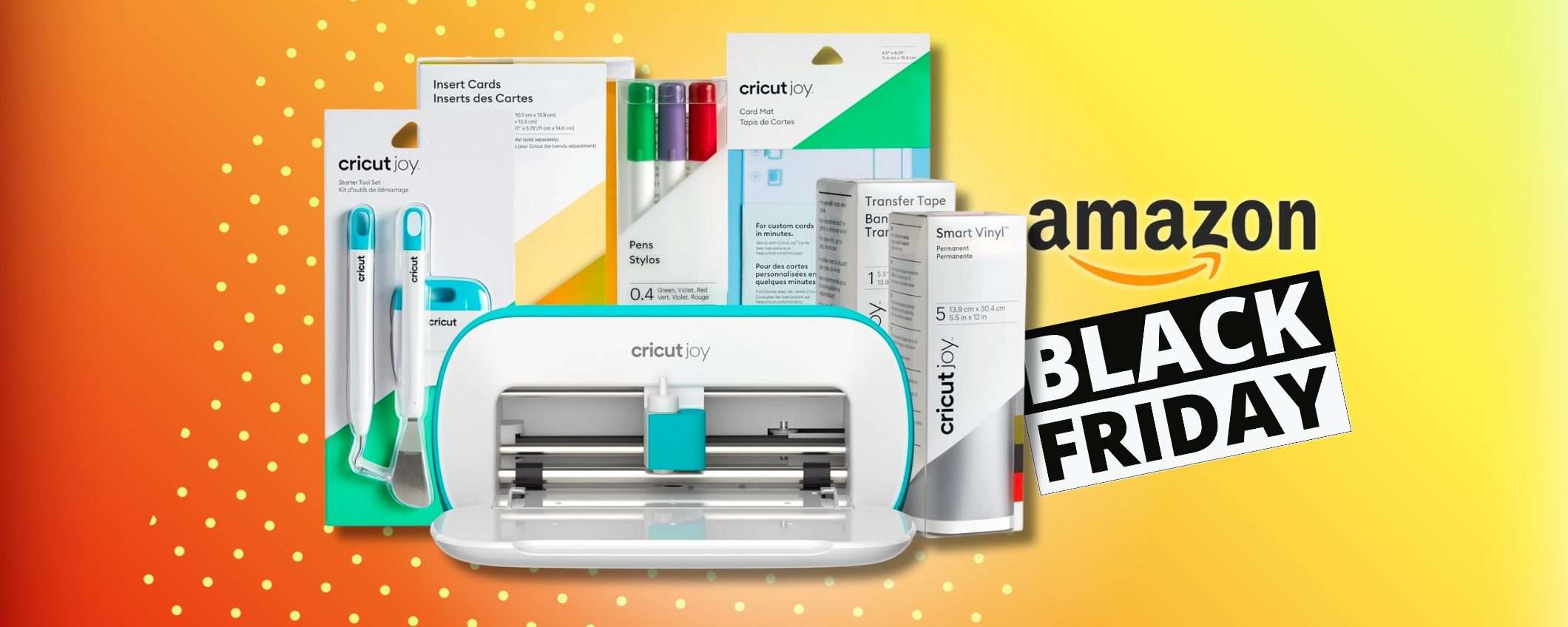 Cricut Joy, con il Black Friday 30% di sconto sul bundle iniziale