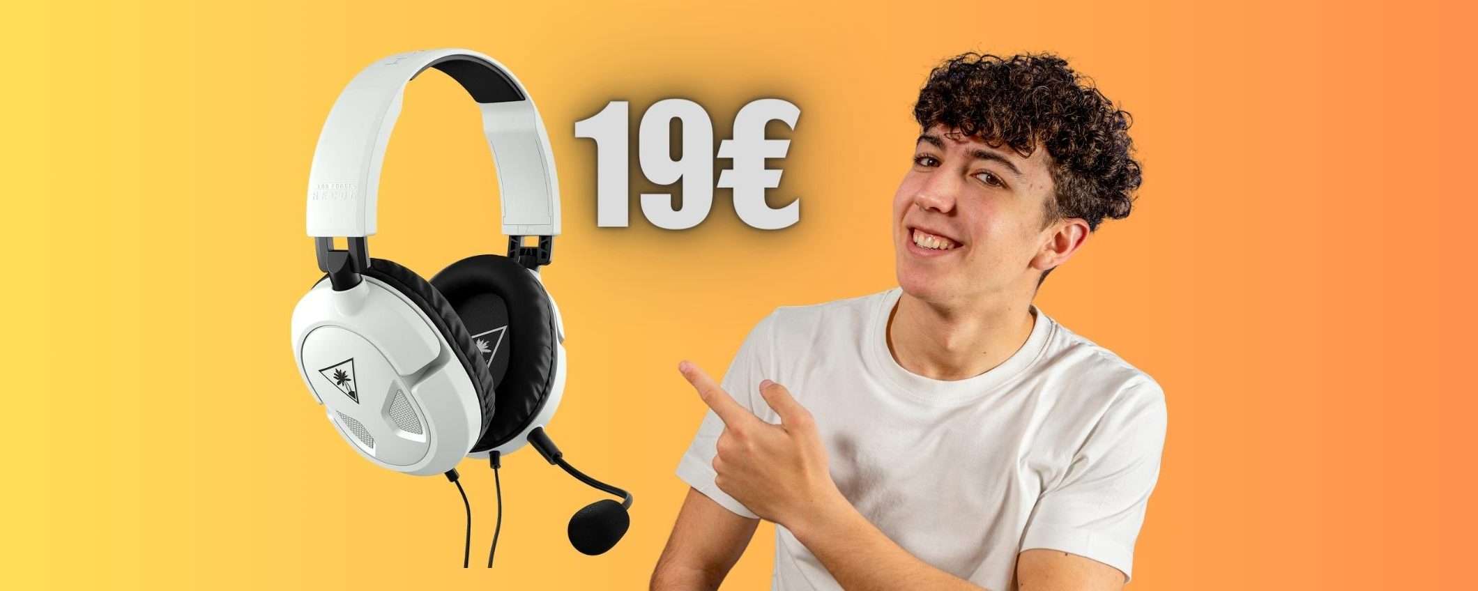 Turtle Beach Recon: cuffie da gaming multi-piattaforma a 19€