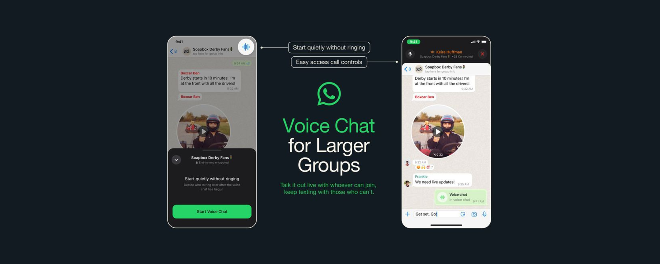 WhatsApp: pronta la nuova chat vocale per i gruppi più 