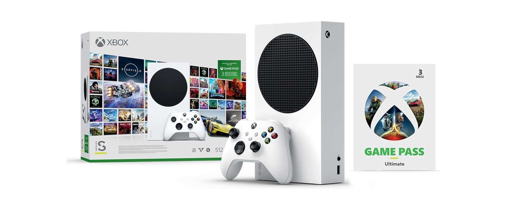 Xbox Series S a prezzo scontato su di Amazon con 3 mesi di Game Pass Ultimate