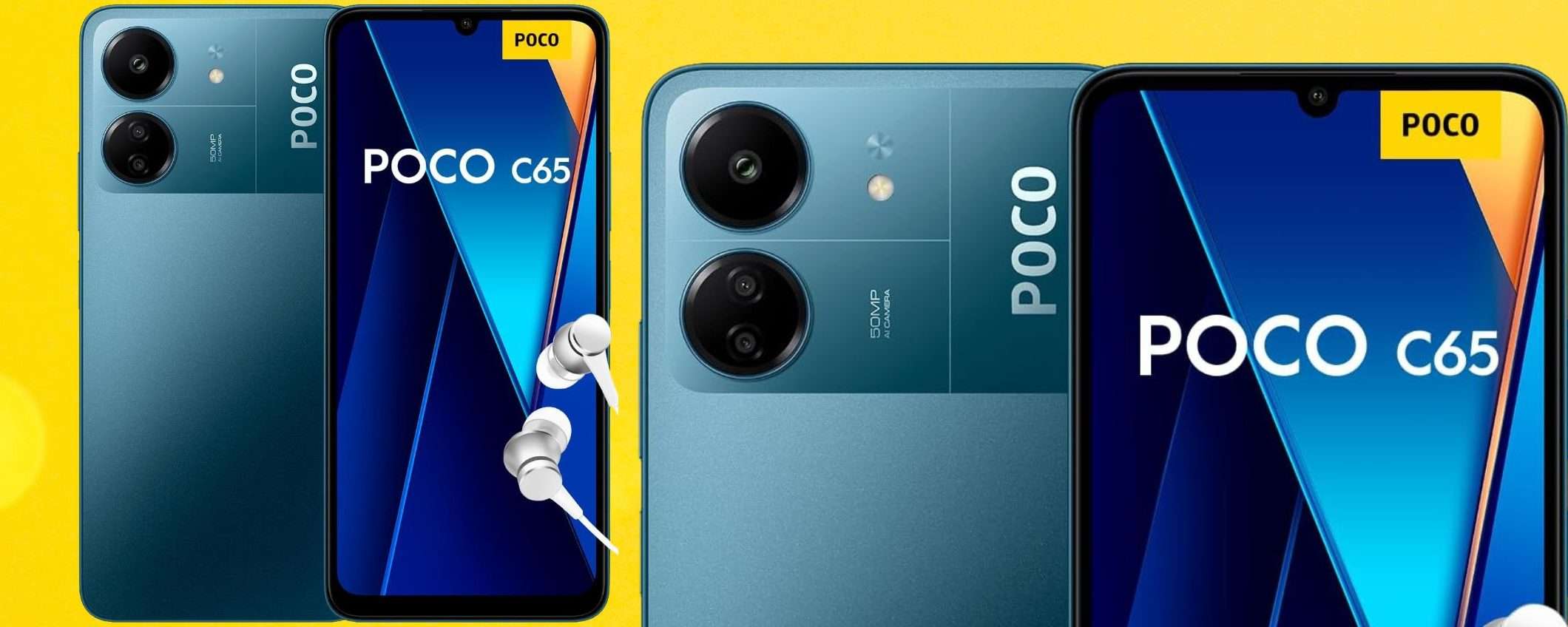 Xiaomi POCO C65 a 129€, che SOGNO: 128GB, RAM 6GB, 5000 mAh e display 90Hz