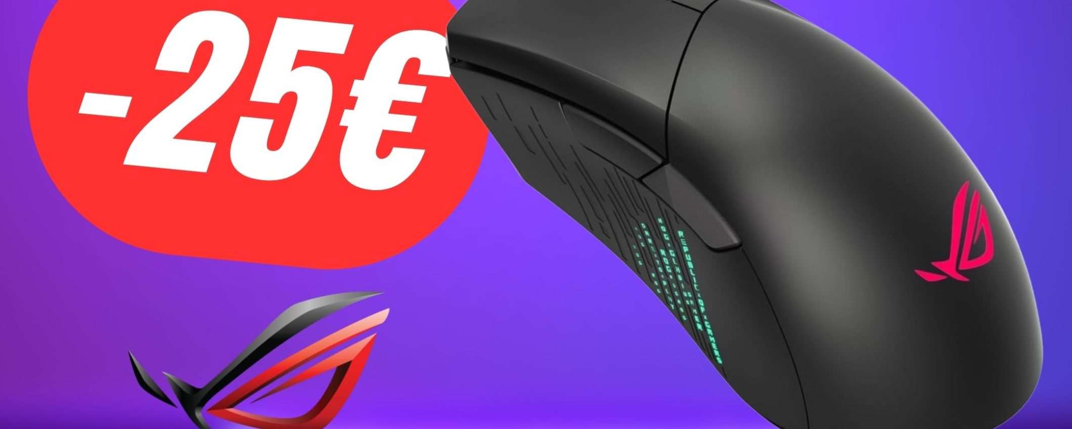 Uno dei Mouse da Gaming migliori di sempre CROLLA a 25€ in meno!