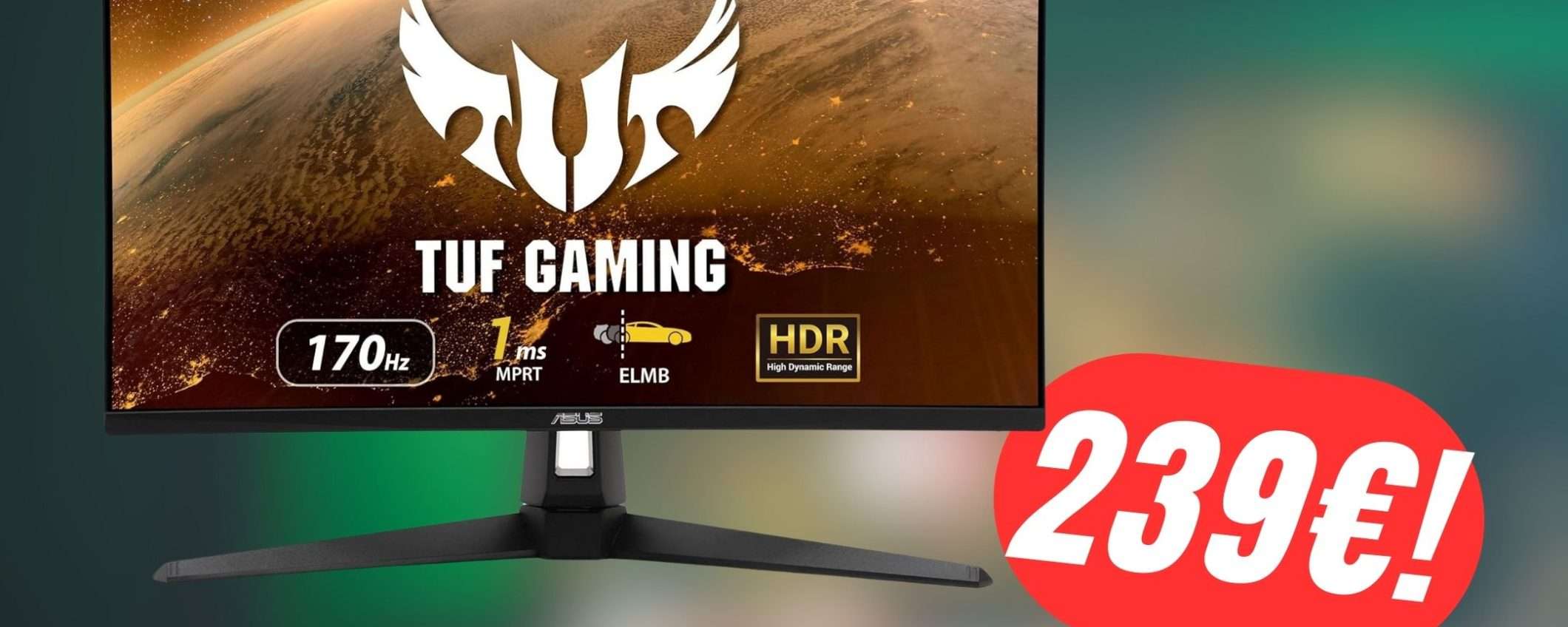 Uno dei Monitor da Gaming più amati è in offerta su Amazon!