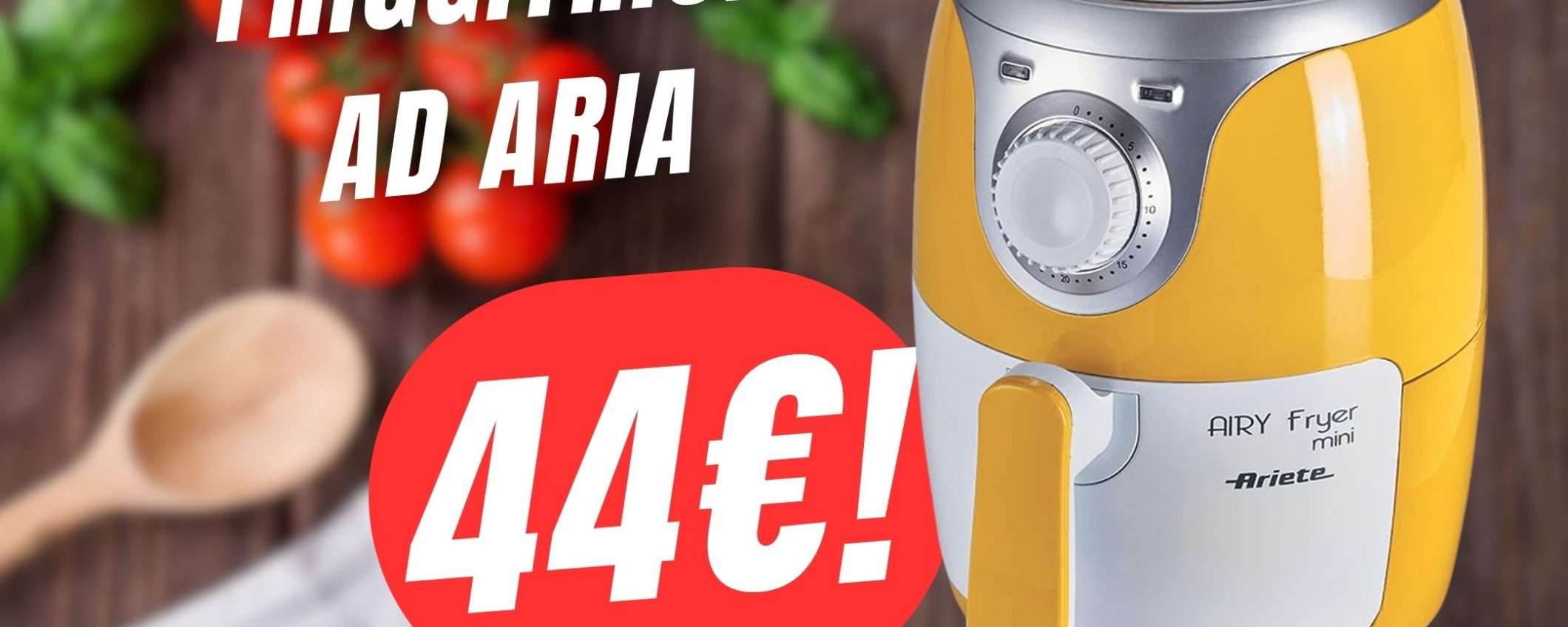 Questa Friggitrice ad Aria di Ariete costa 20€ in meno grazie allo sconto!