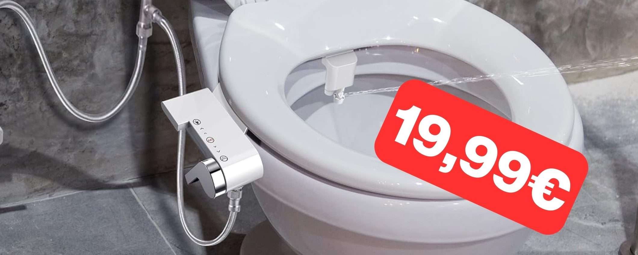 WC come in Giappone con il bidet a PREZZO STRACCIATO su Amazon